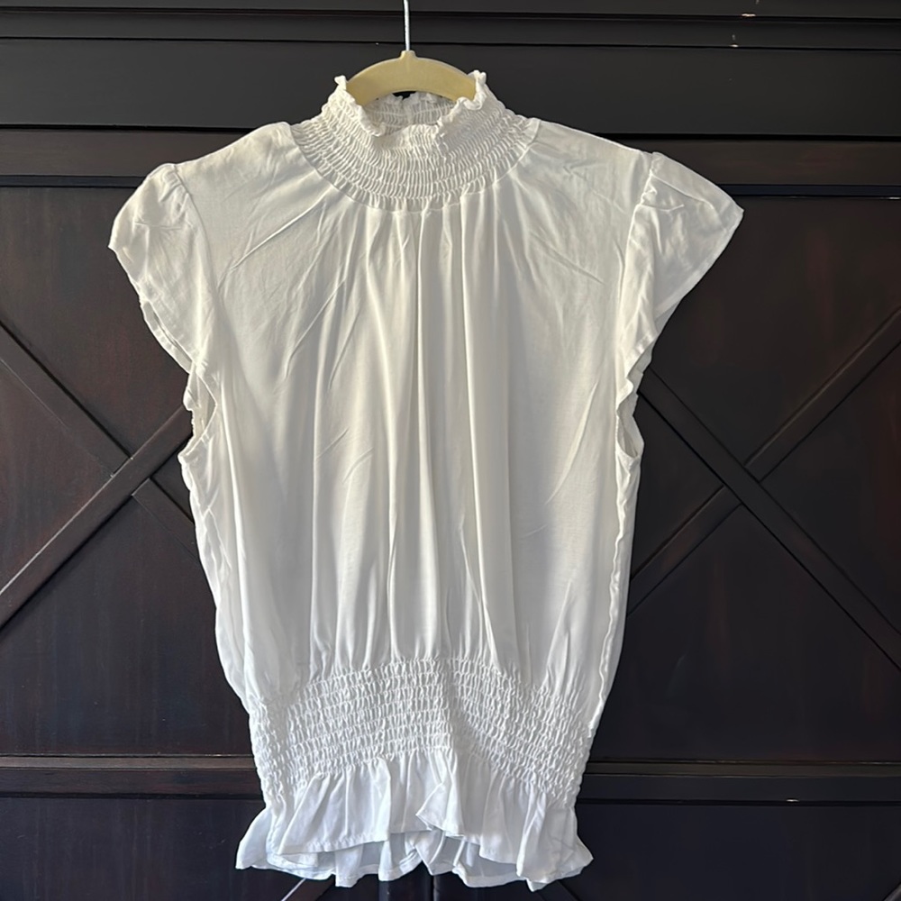Sinched waist tank top blouse
